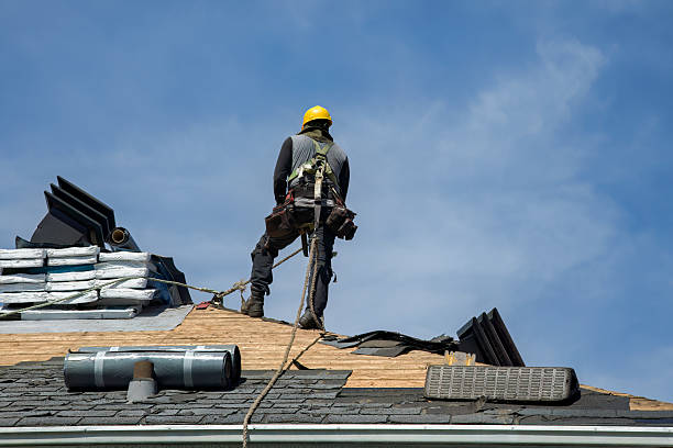 Professional Gutter Installation technician working in Pacific Grove, CA